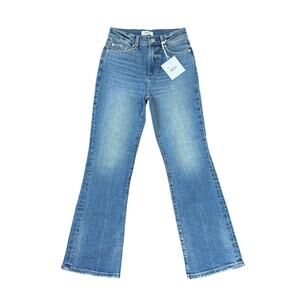 NEW Pistola Lennon High Rise Crop Boot Midtown Wash